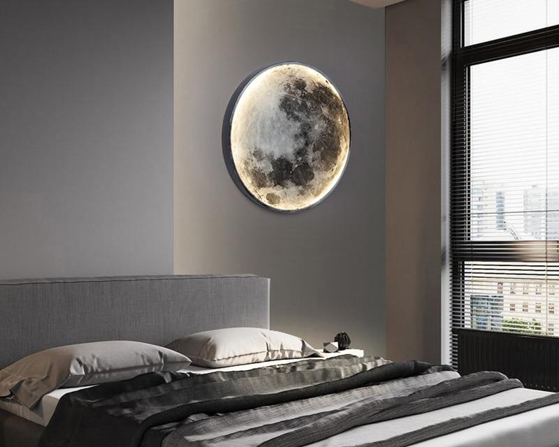Astro Moon Wall Lamp Illuminated Art