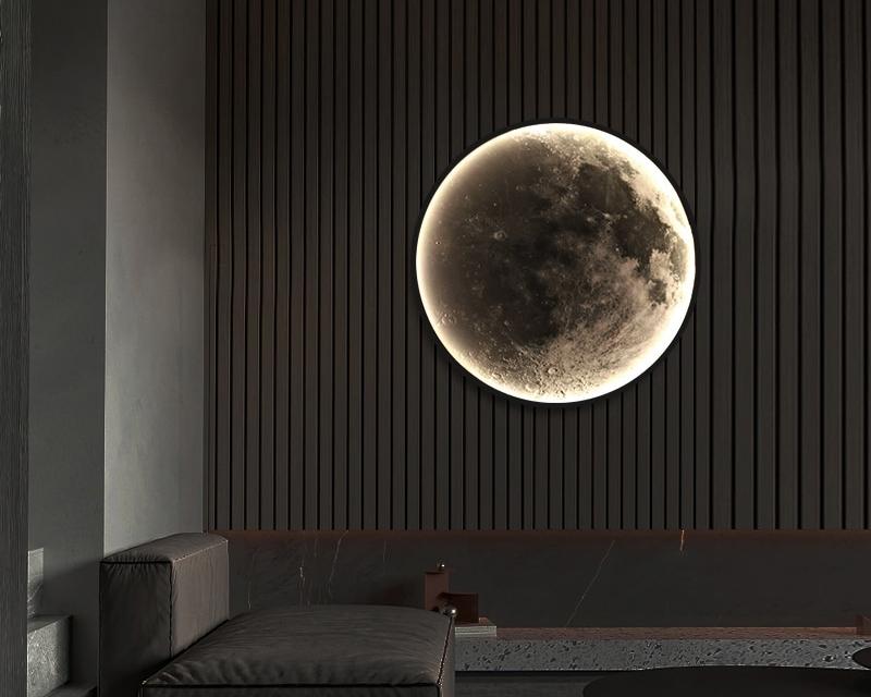 Astro Moon Wall Lamp Illuminated Art