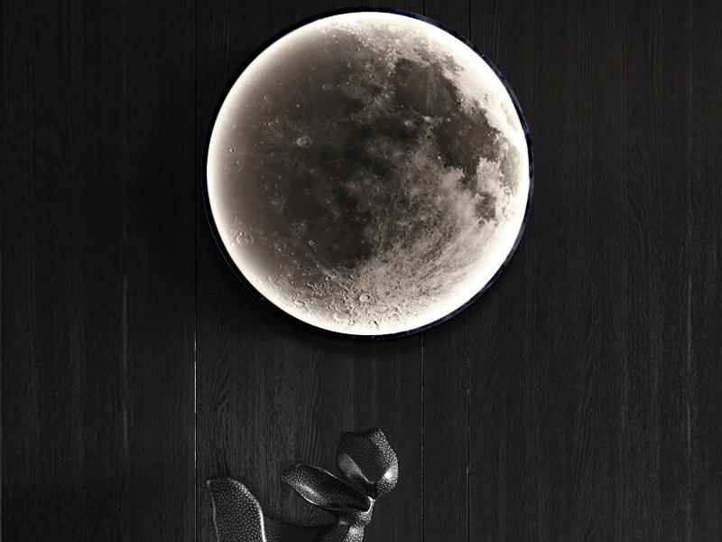 Astro Moon Wall Lamp Illuminated Art