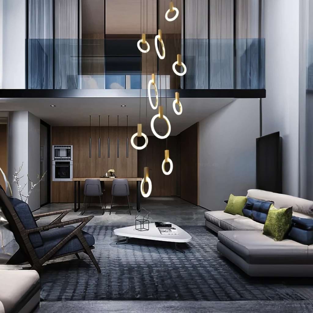 Jenne Modern Stairway Chandelier