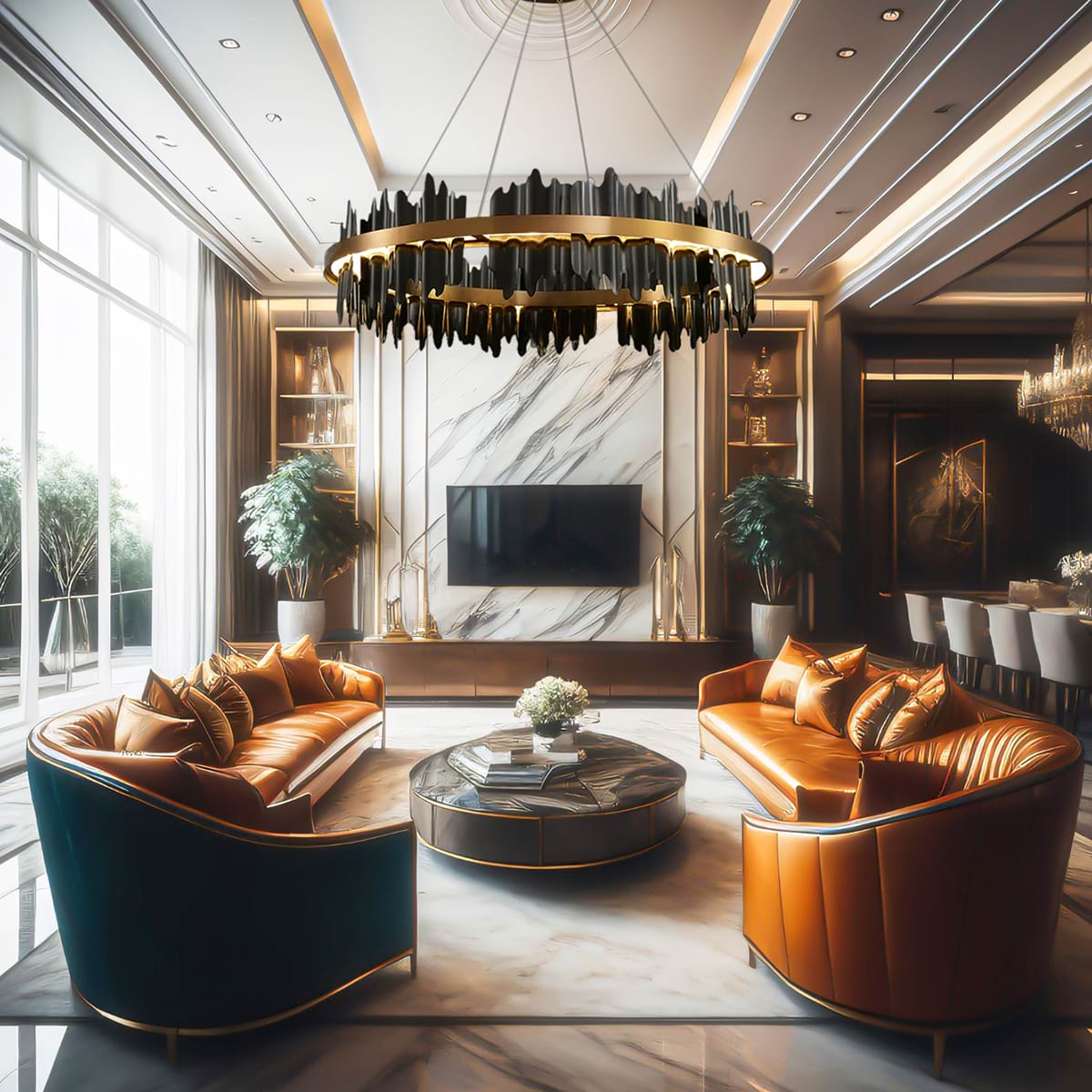 Nera 2-Tier Modern Chandelier