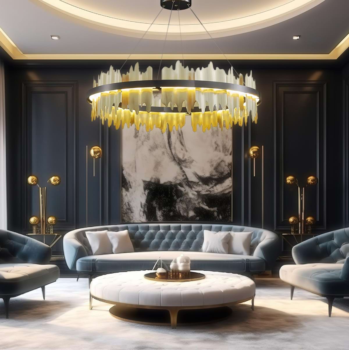 Nera Modern Ring Chandelier