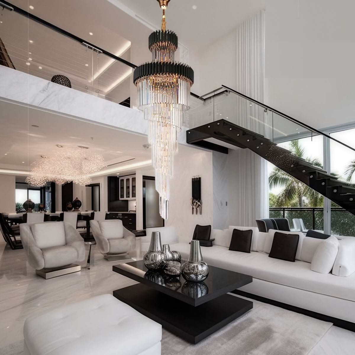 Crystal chandelier