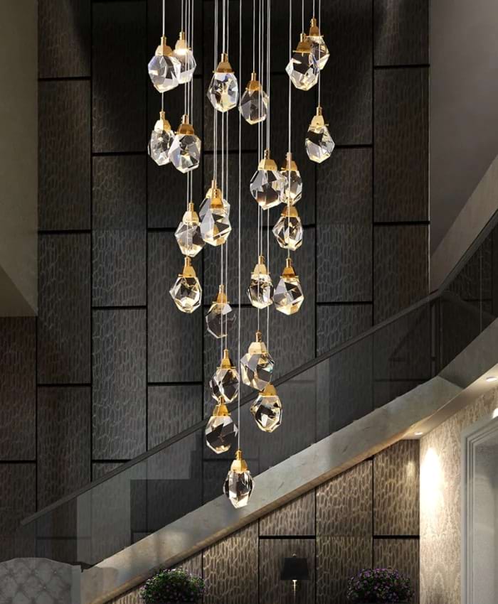 Hailstone Crystal Chandelier