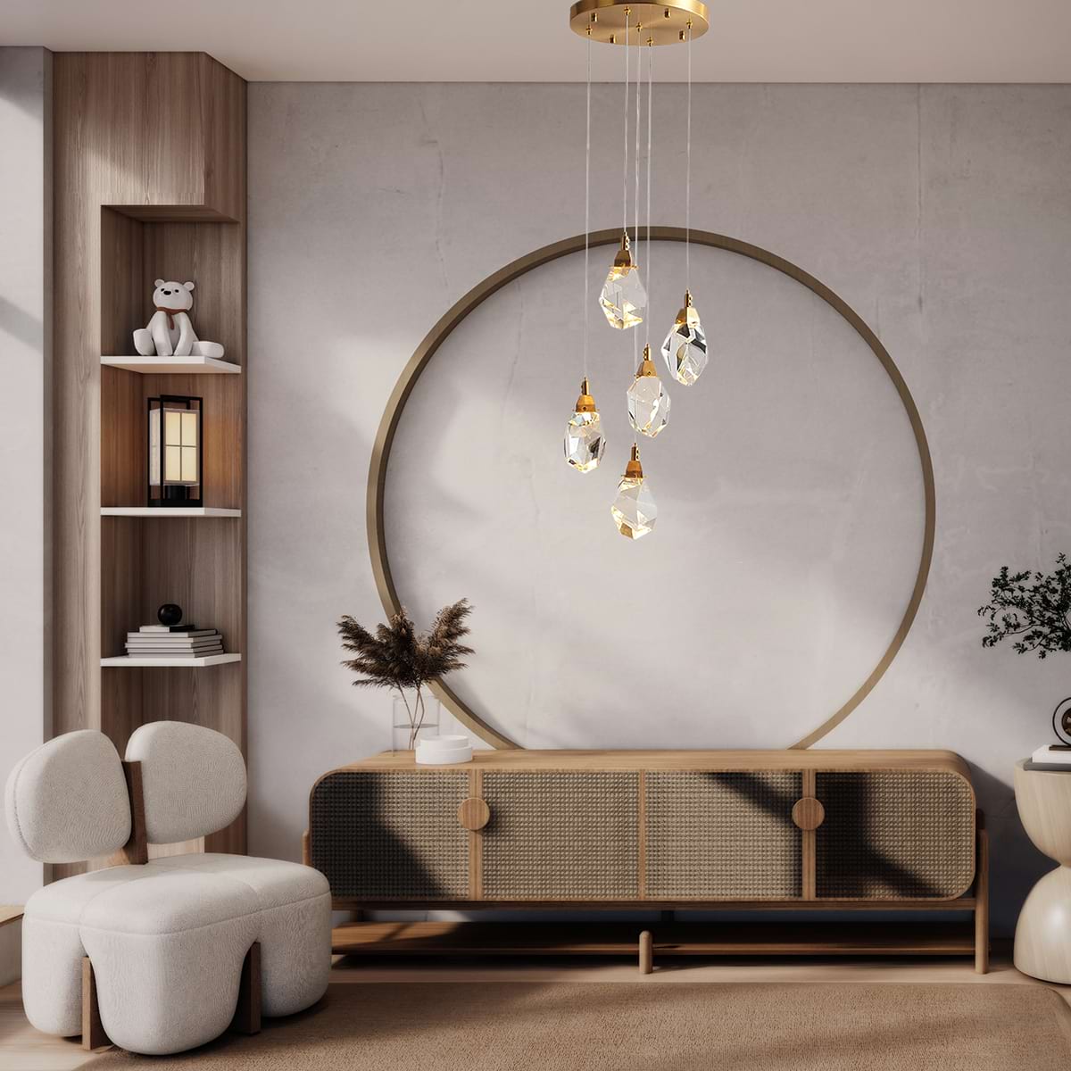 Hailstone Chandelier