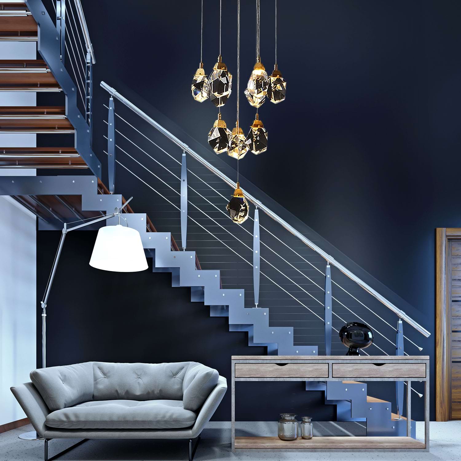 Hailstone Chandelier