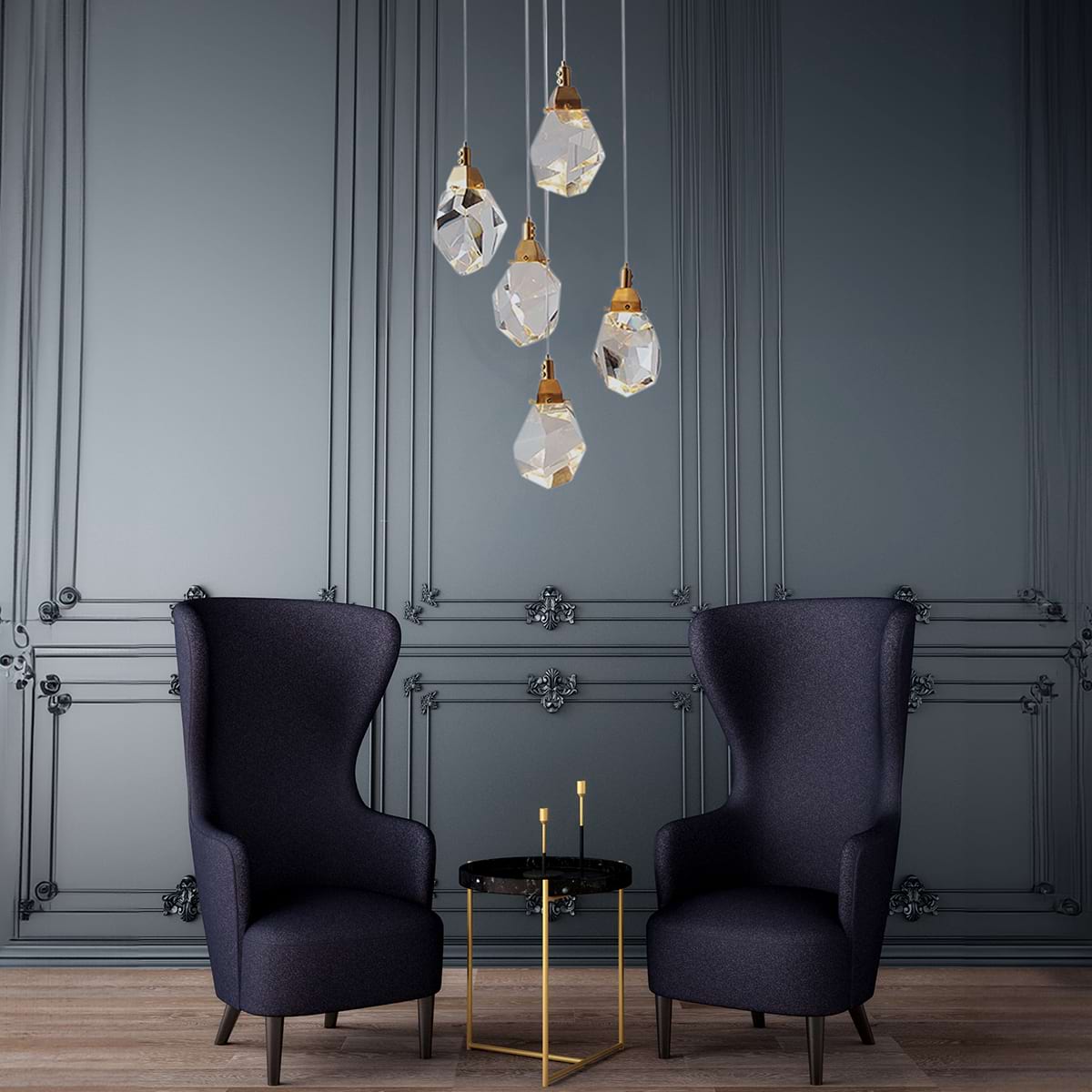 Hailstone Chandelier