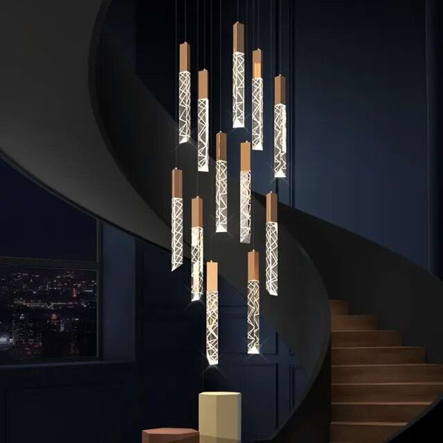 Rays Modern Luxurious Crystal Chandelier