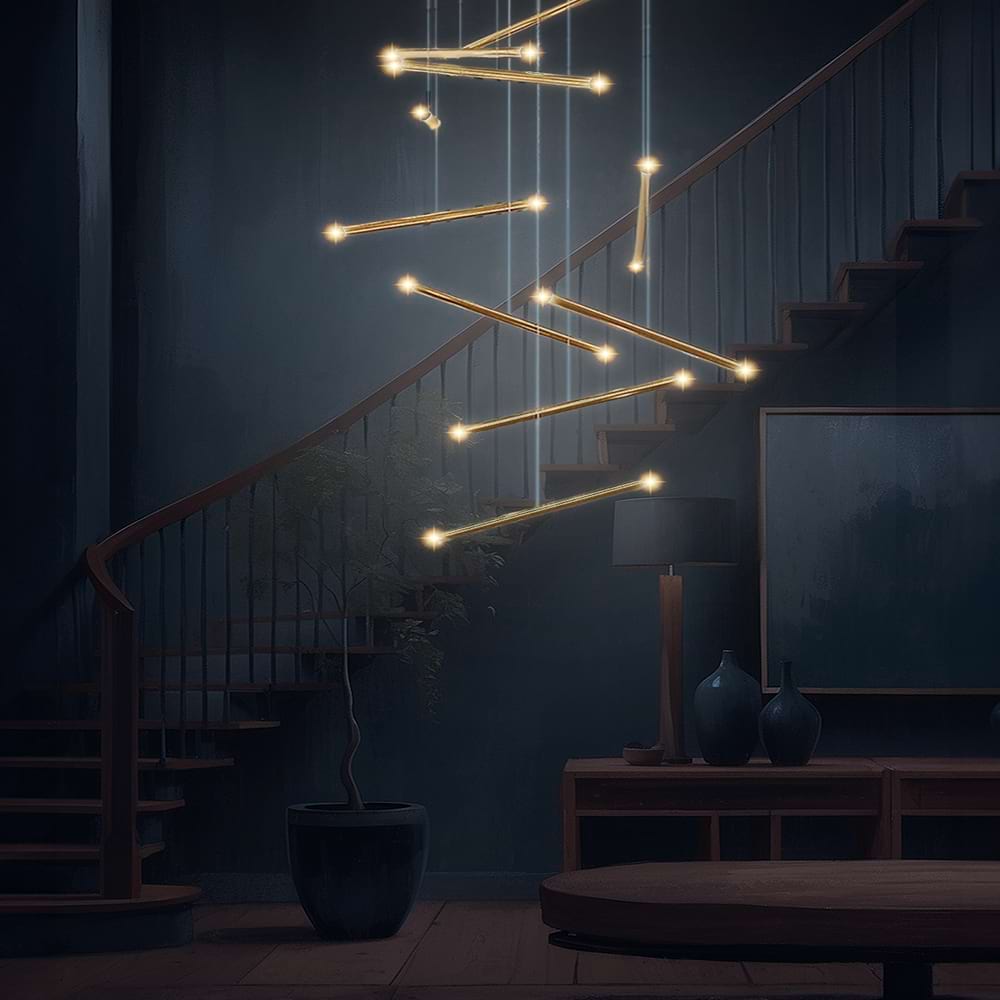 Whimsical Flora Chandelier