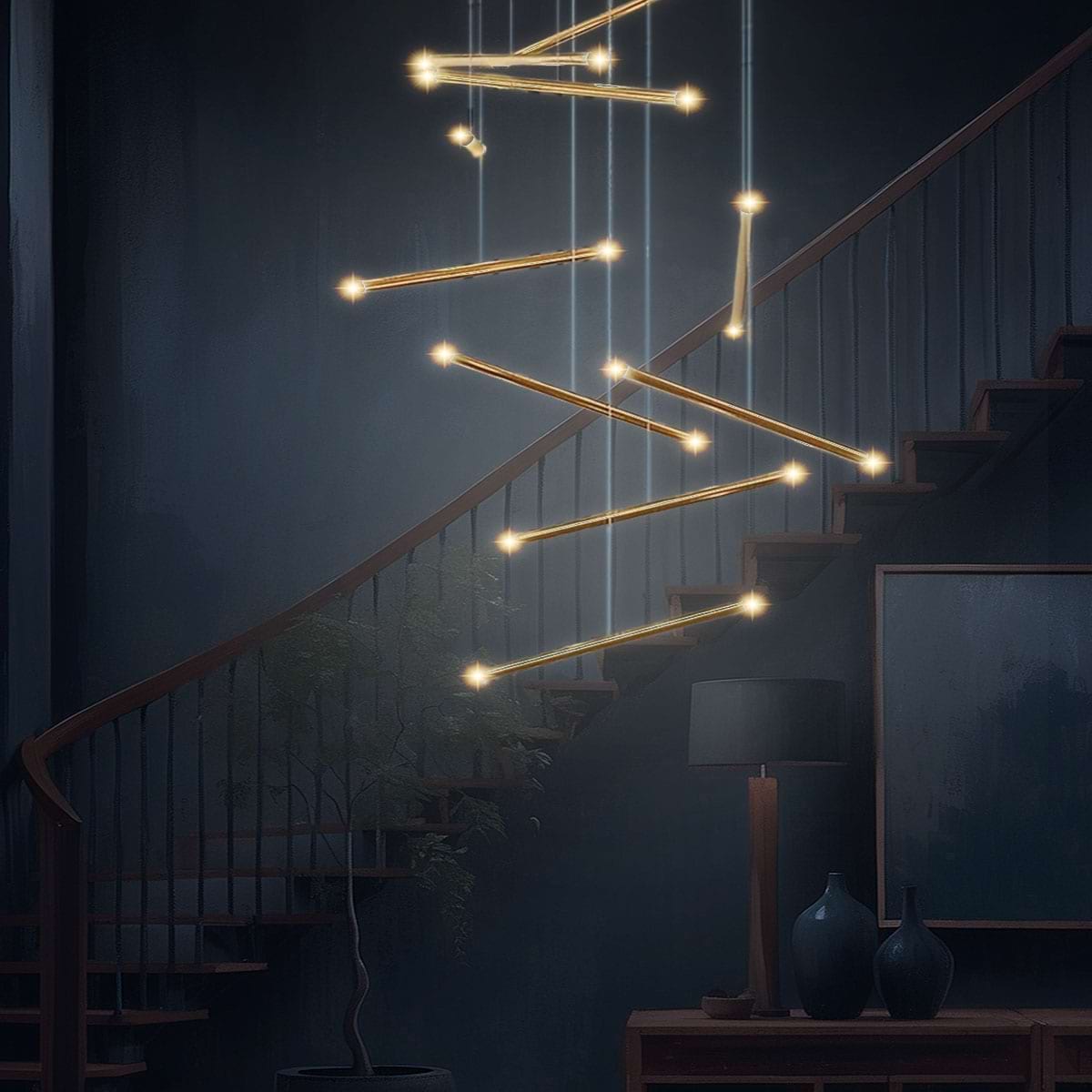 Whimsical Flora Chandelier