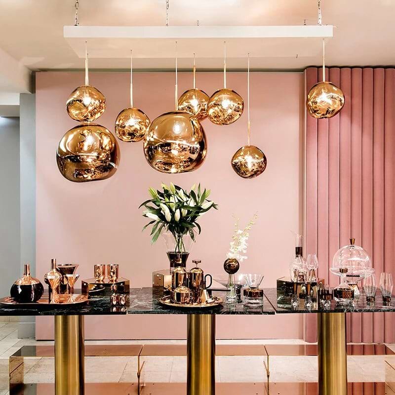 Lava Nordic Glass Led Pendant Light