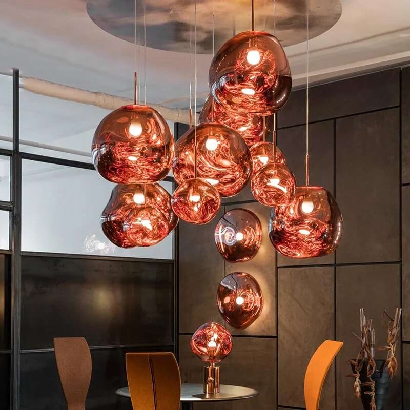 Lava Nordic Glass Led Pendant Light