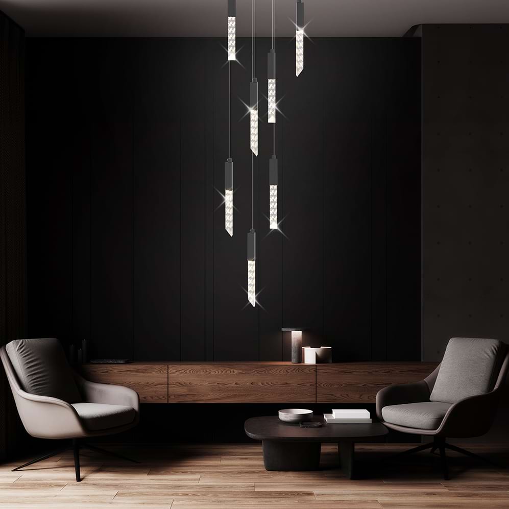 Large Crystal Chandeliers for High Ceilings