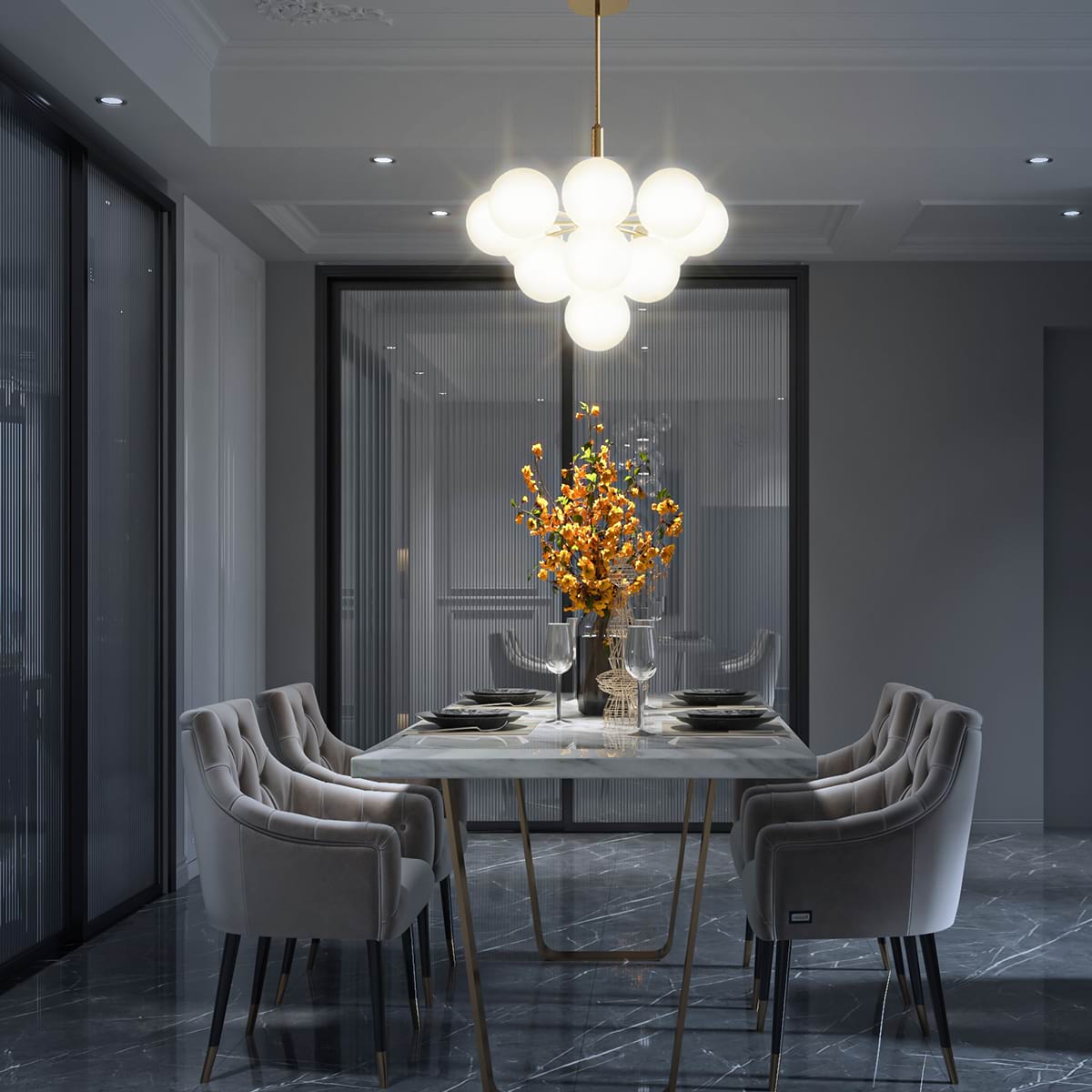 Marais Pointe Chandelier