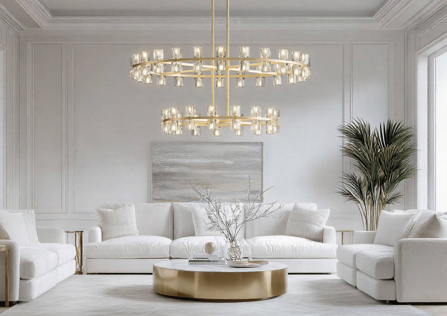 Sunrise Crystal Chandelier