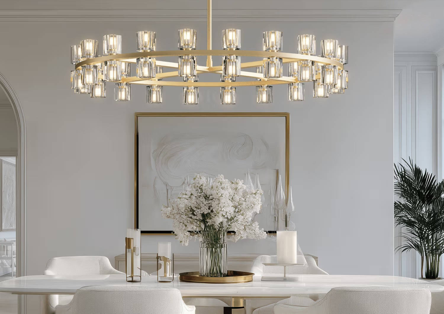 Sunrise Crystal Chandelier