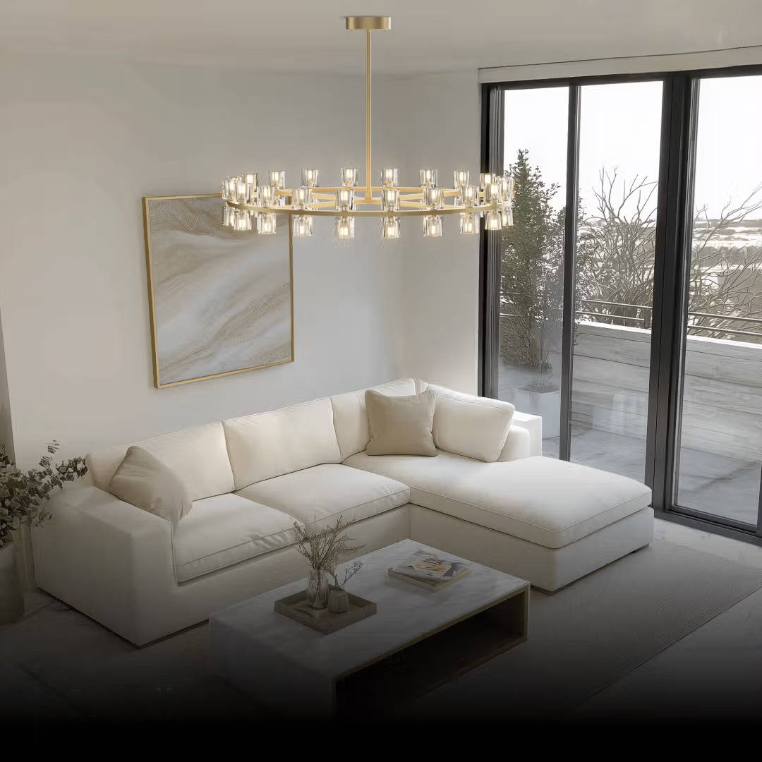 Sunrise Crystal Chandelier
