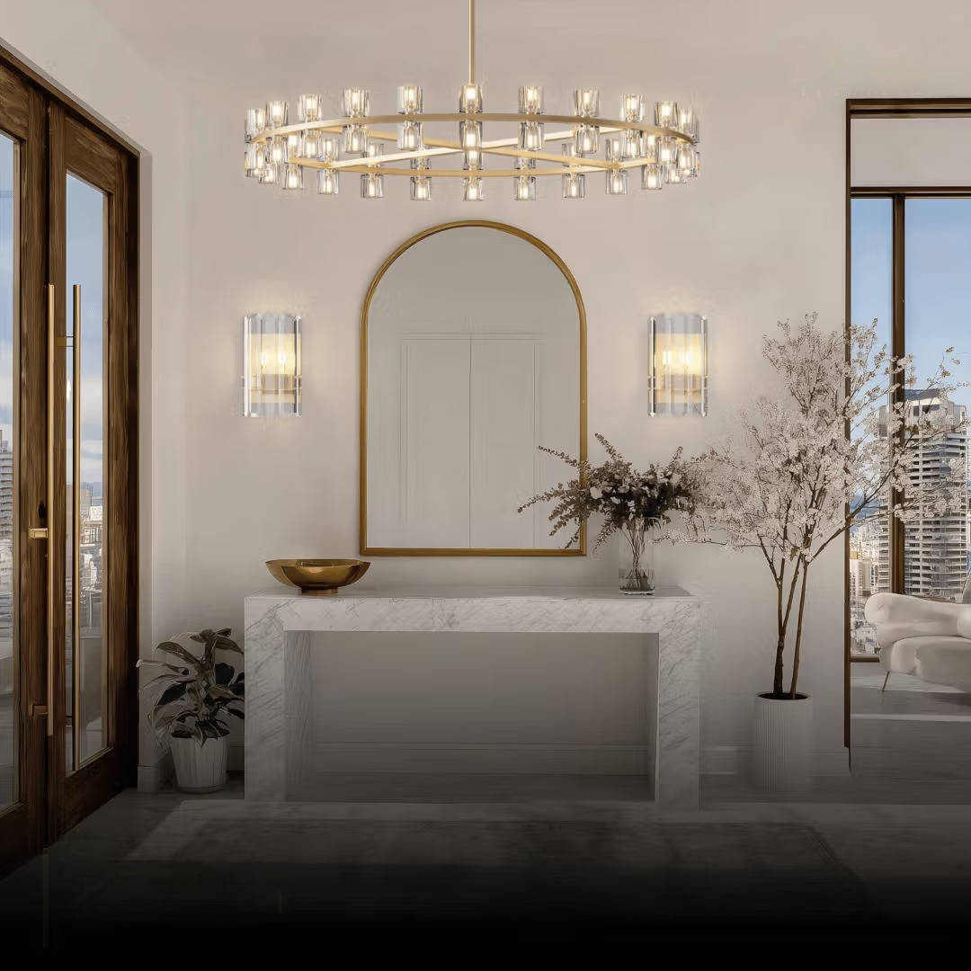 Sunrise Crystal Chandelier