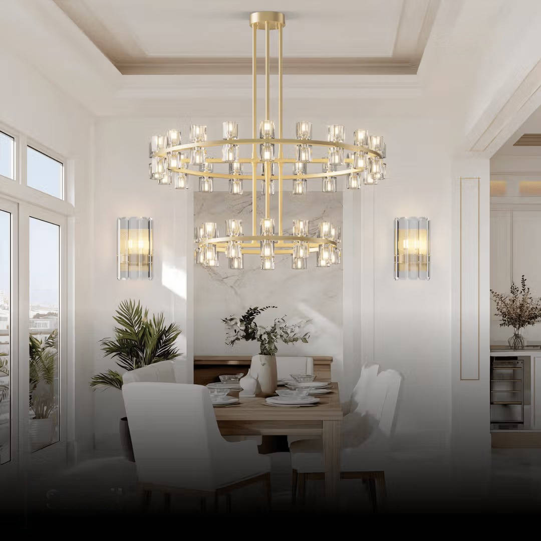 Sunrise Crystal Chandelier
