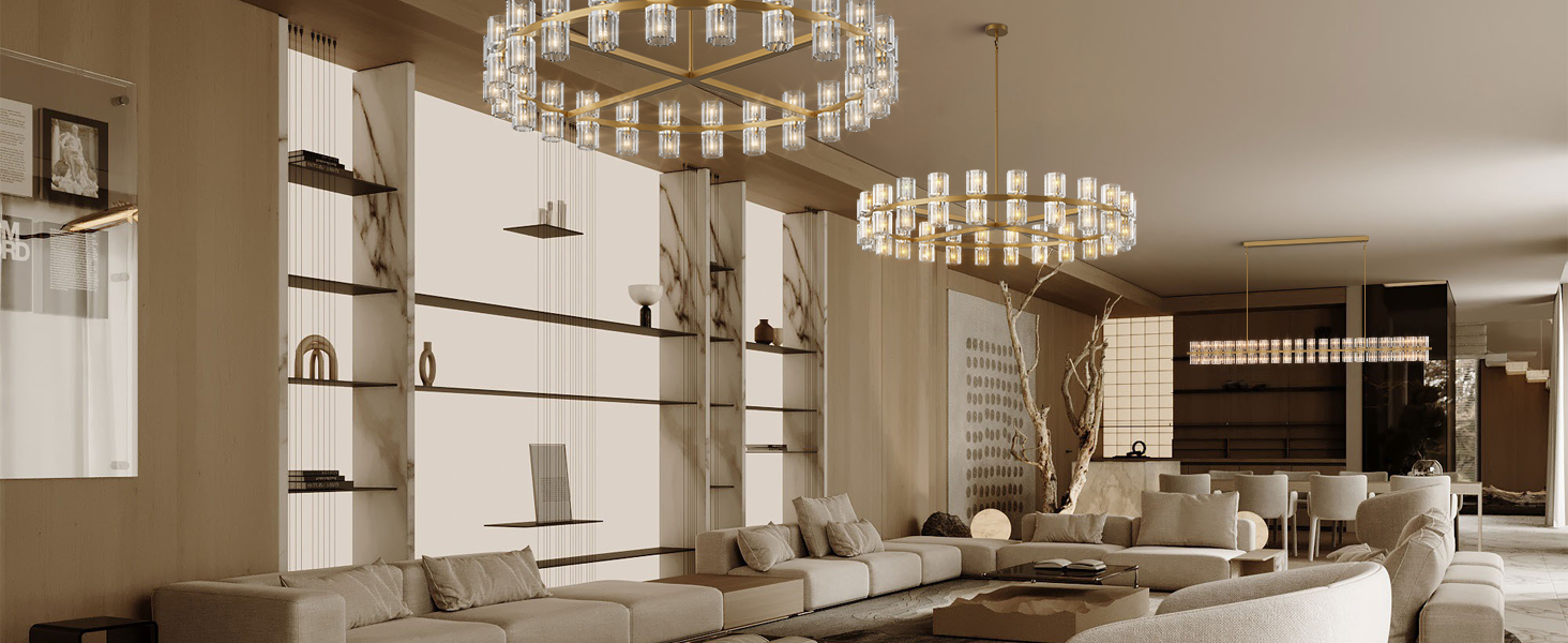 Sunrise Crystal Chandelier