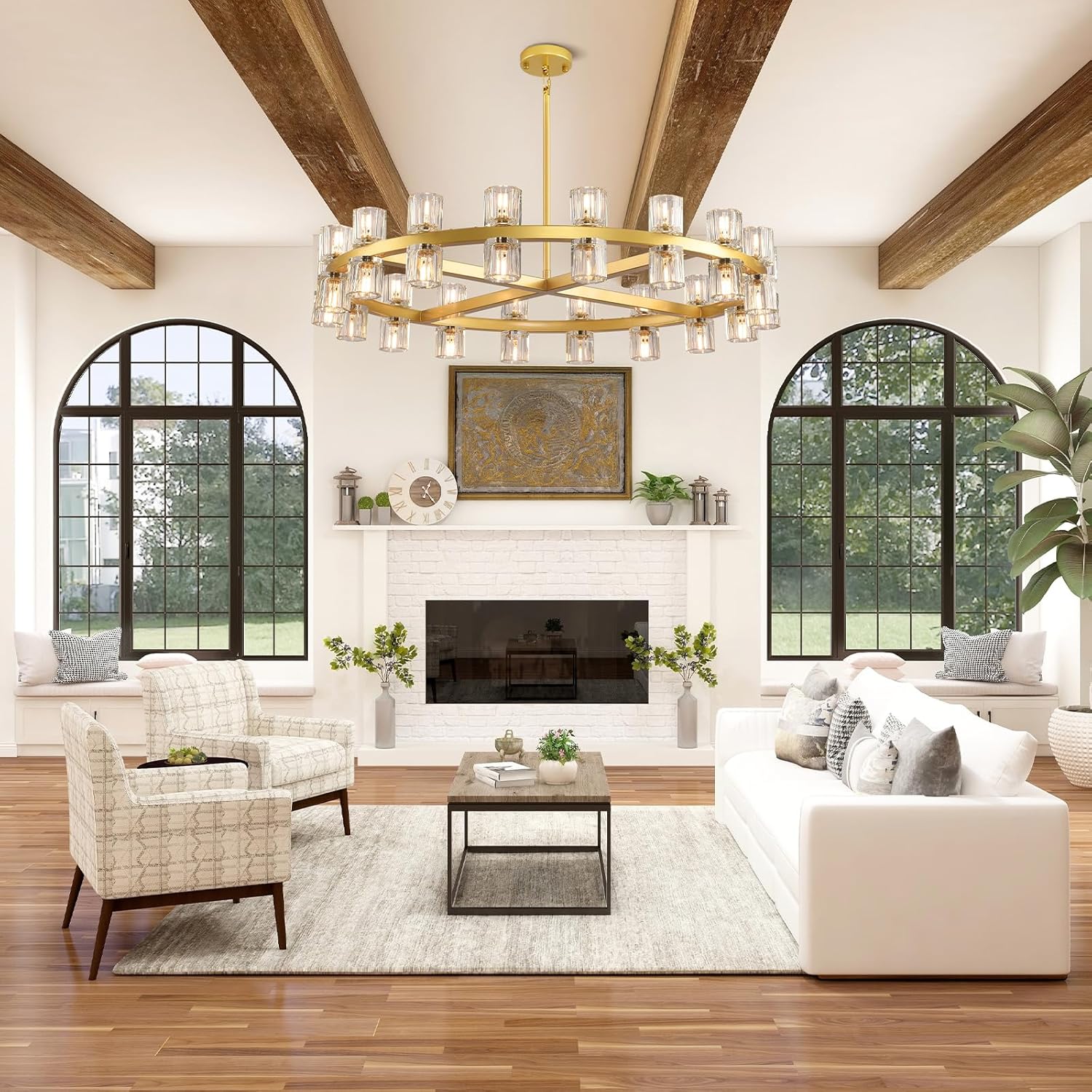 Sunrise Crystal Chandelier