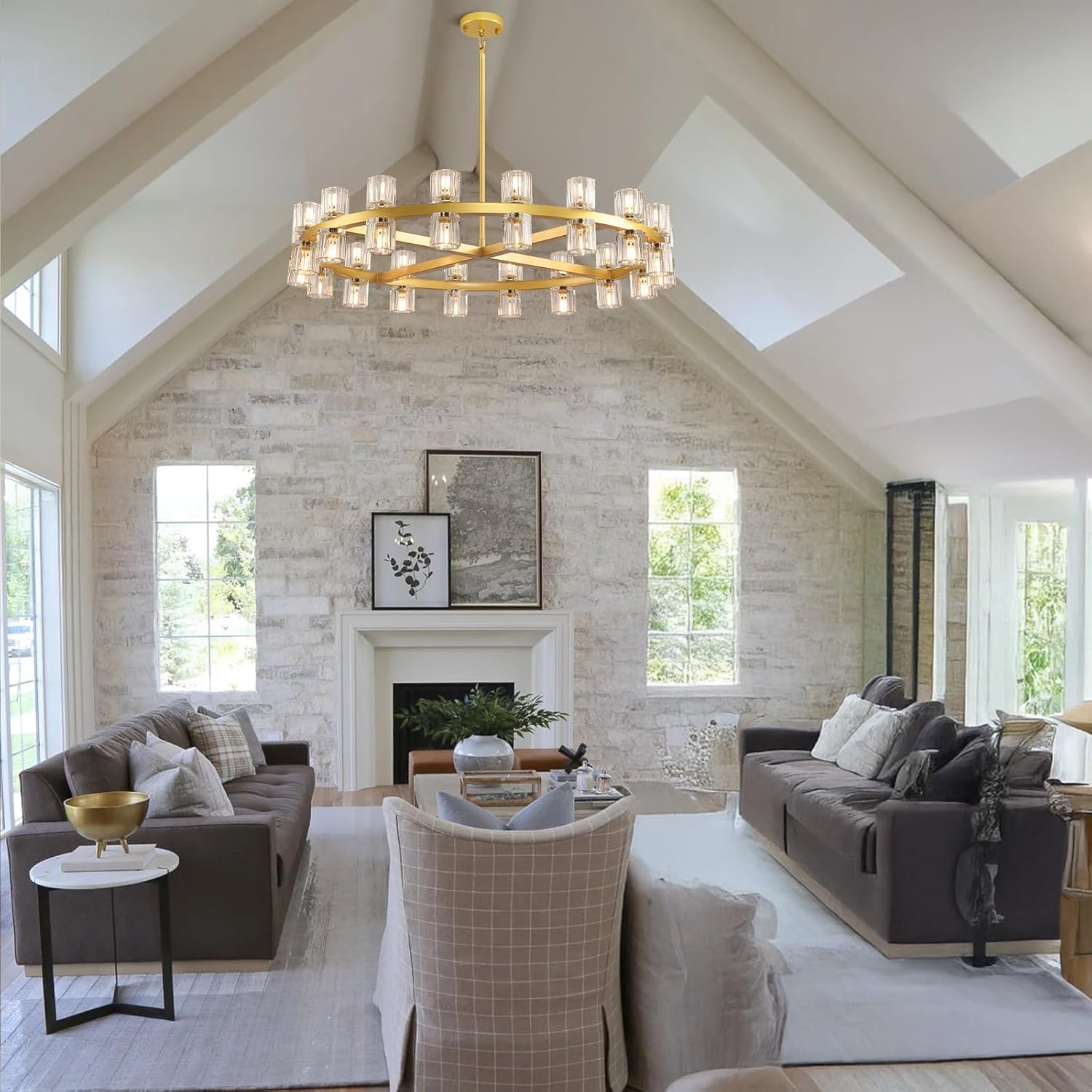 Sunrise Crystal Chandelier