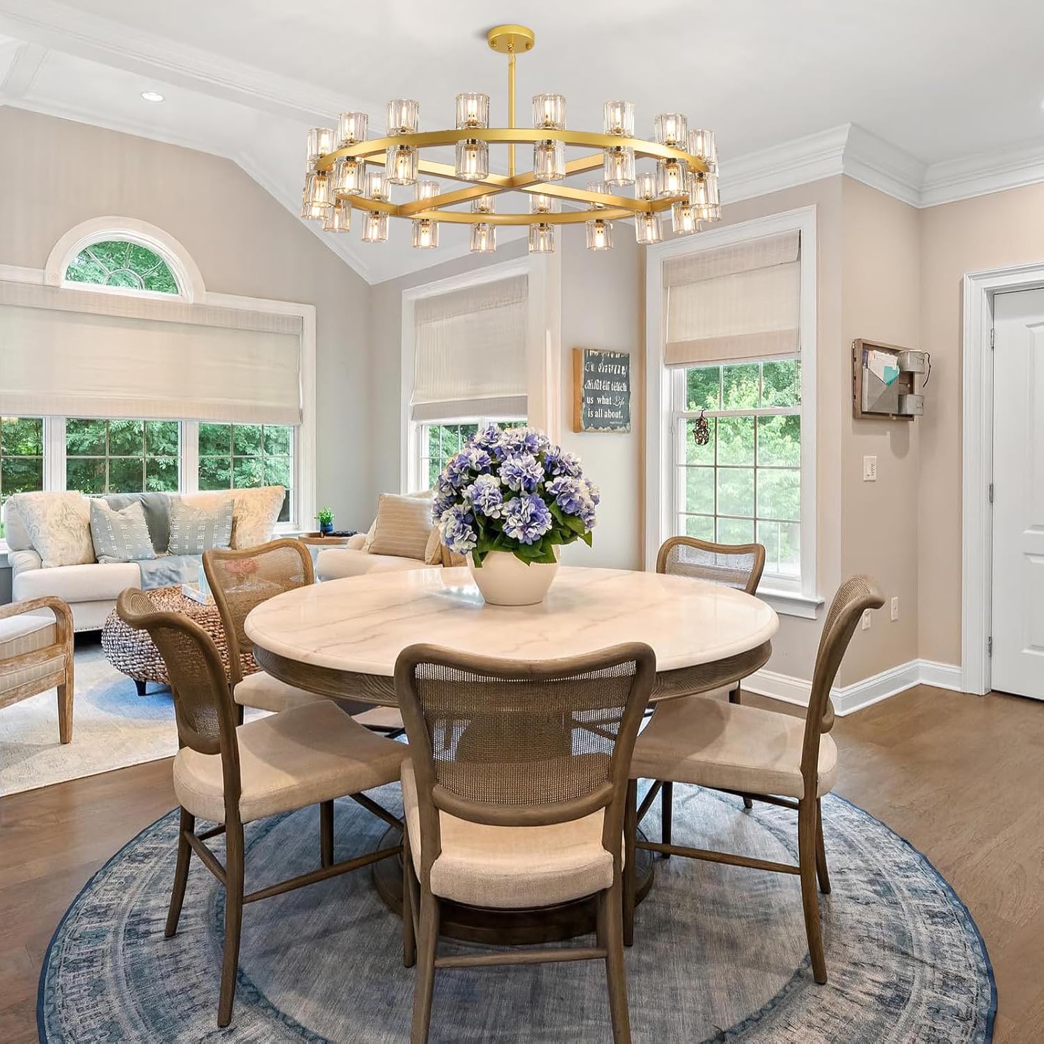 Sunrise Crystal Chandelier