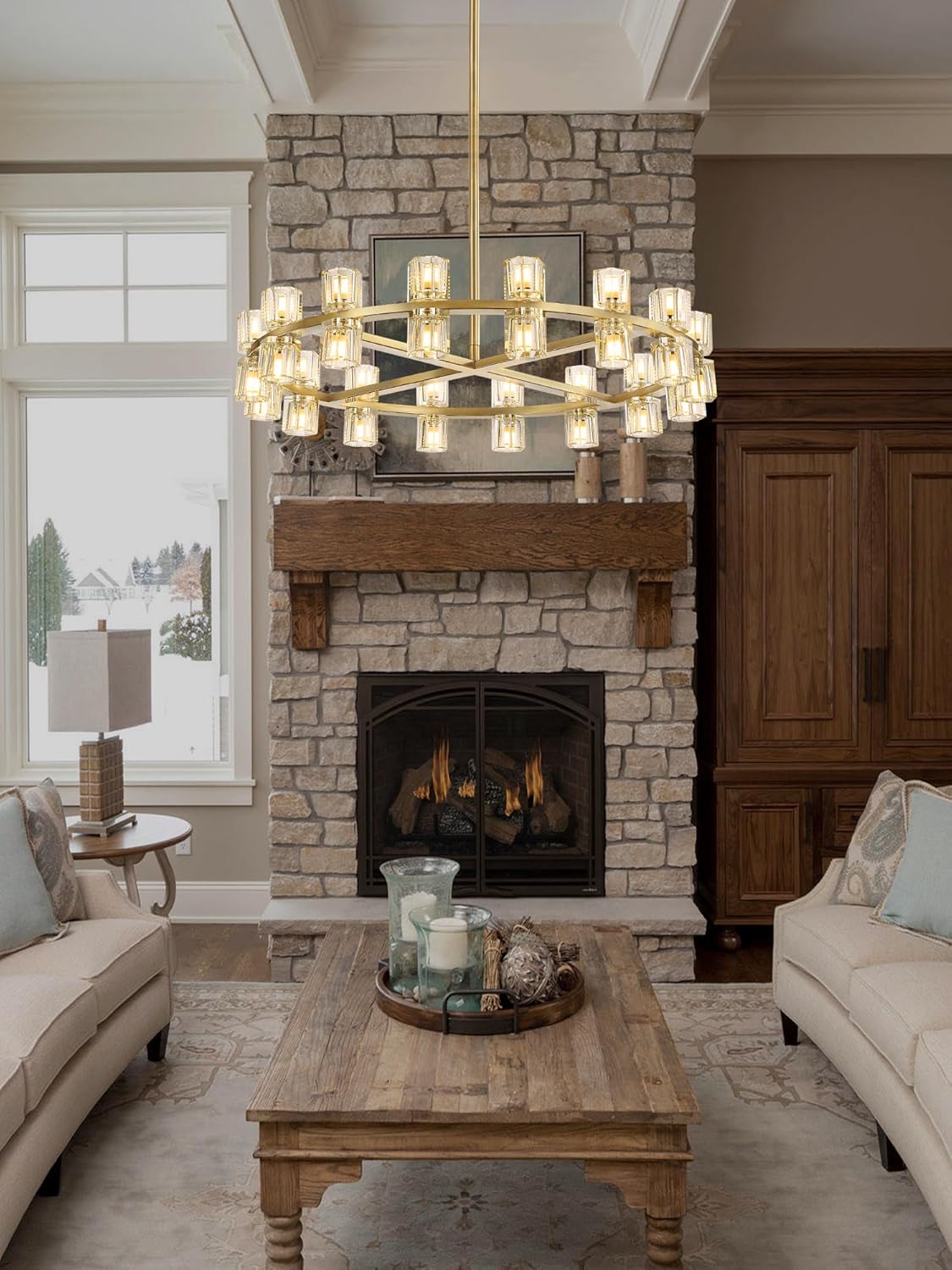 Sunrise Crystal Chandelier