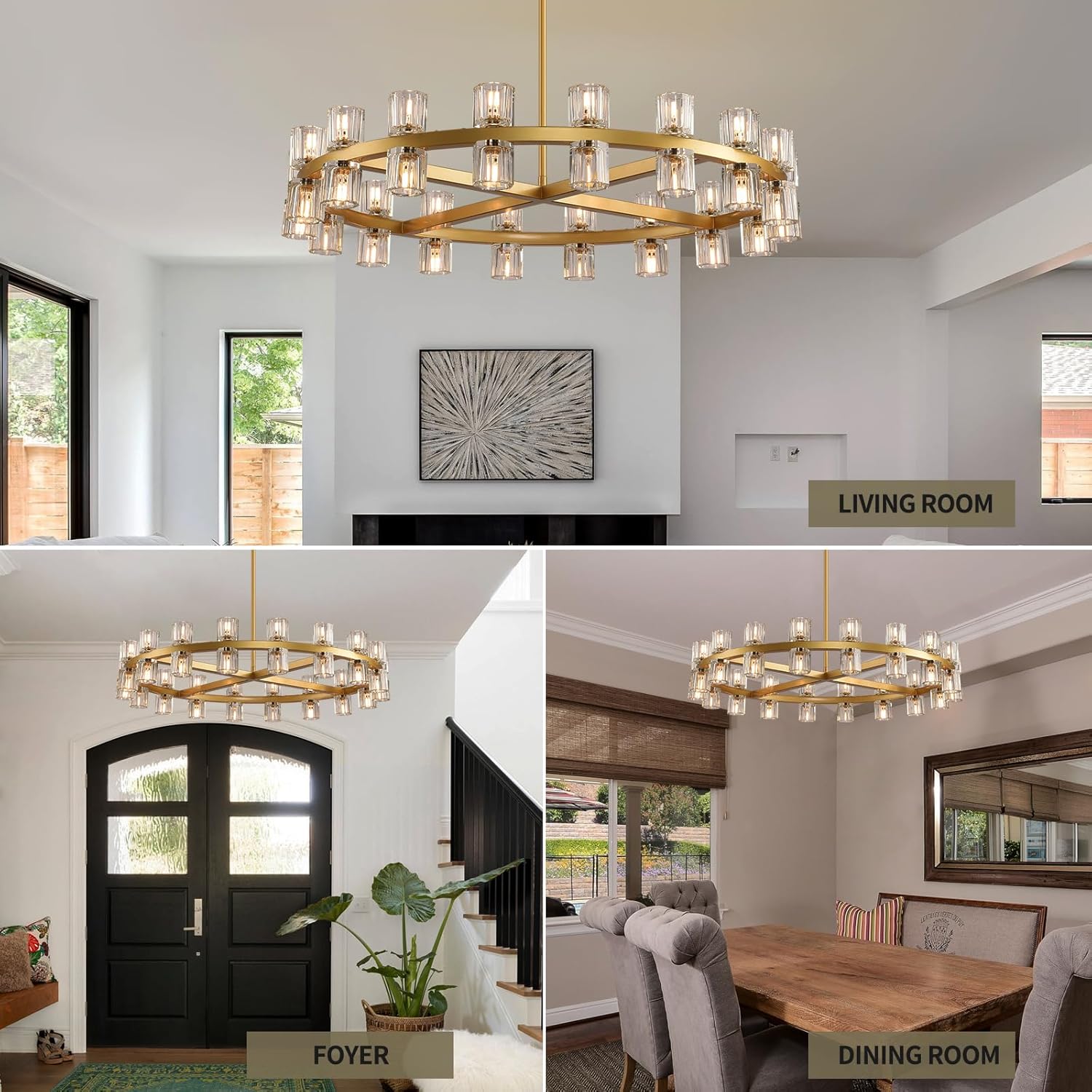 Sunrise Crystal Chandelier