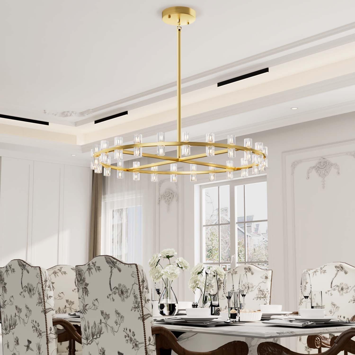 Sunrise Crystal Chandelier