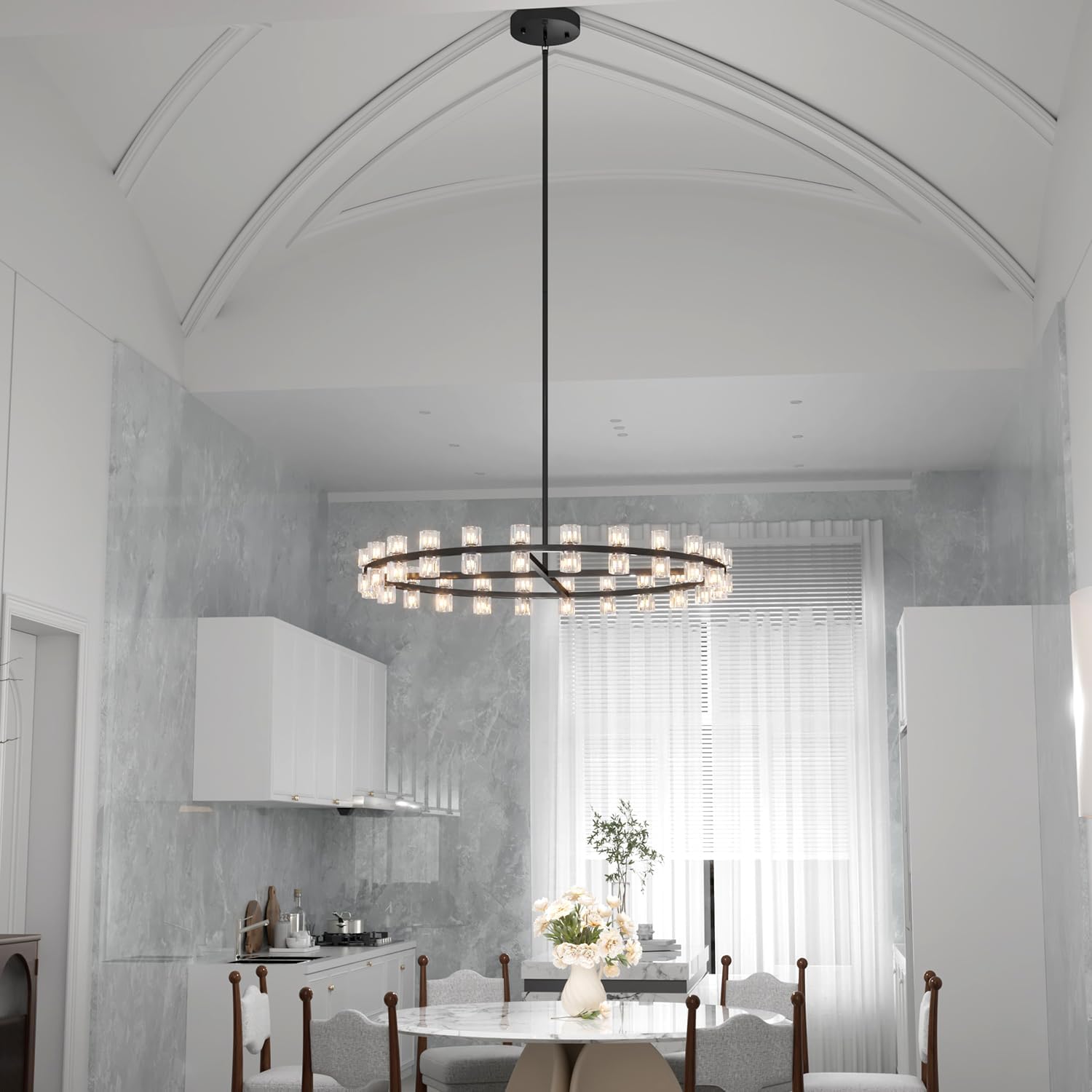 Sunrise Crystal Chandelier