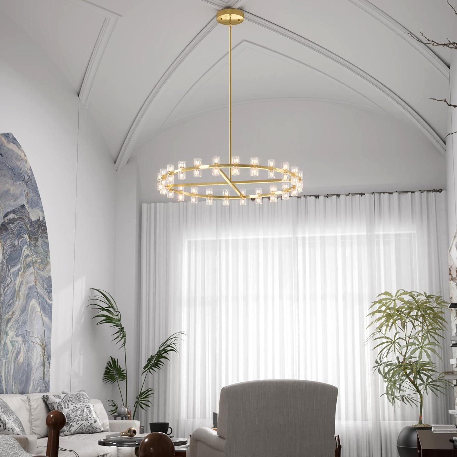 Sunrise Crystal Chandelier