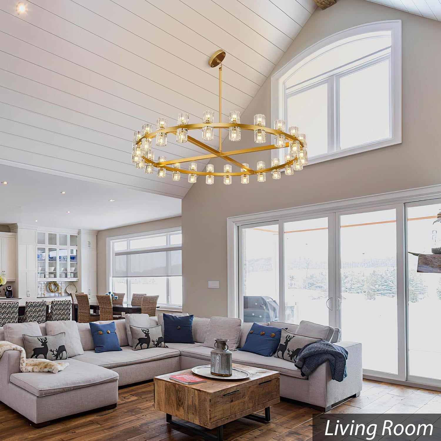 Sunrise Crystal Chandelier