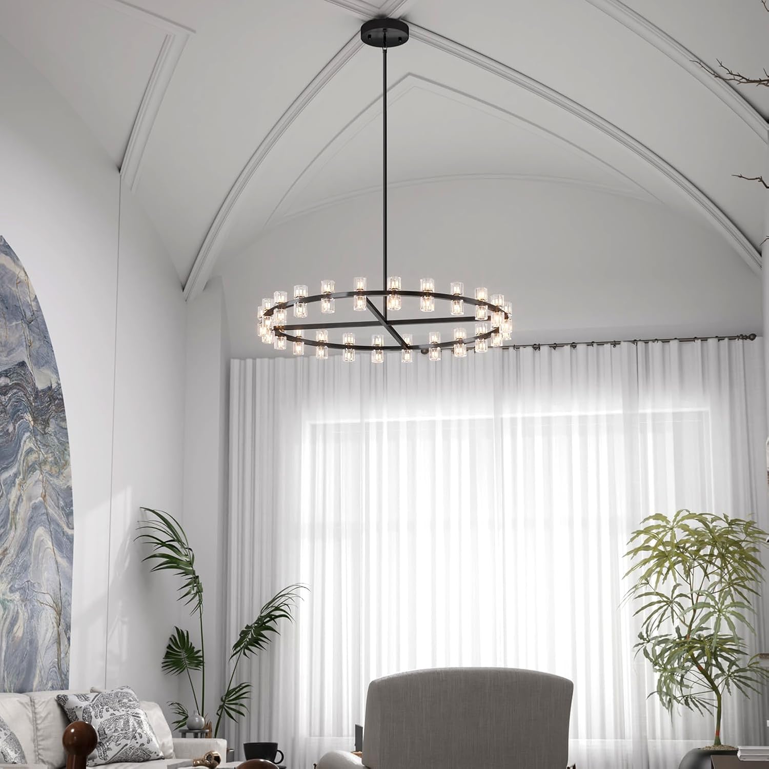 Sunrise Crystal Chandelier