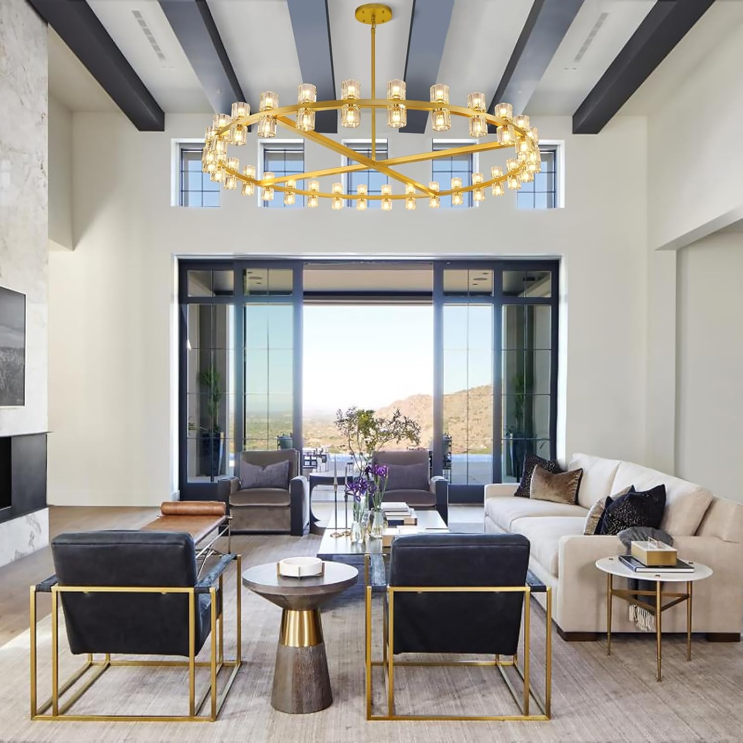 Sunrise Crystal Chandelier
