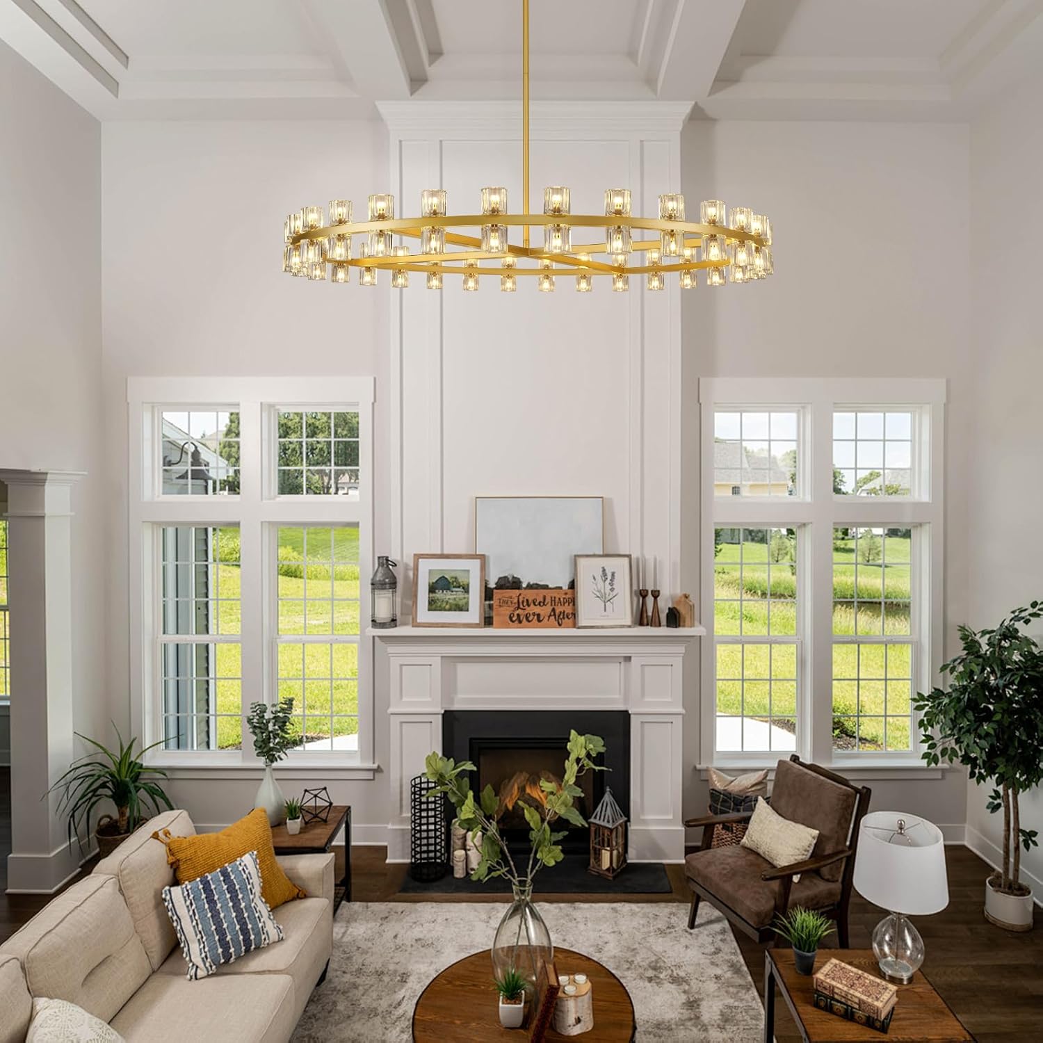 Sunrise Crystal Chandelier