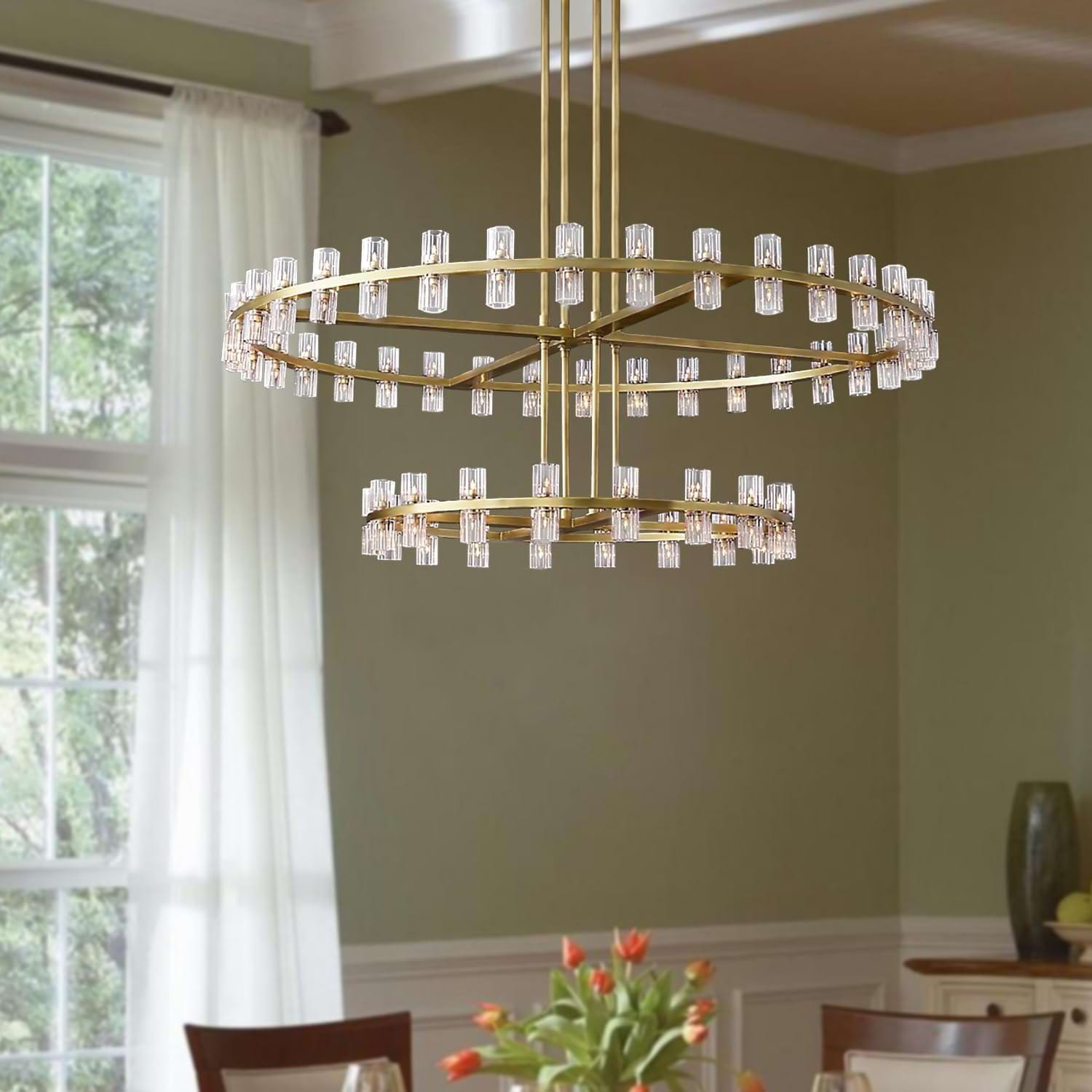 Sunrise Crystal Chandelier