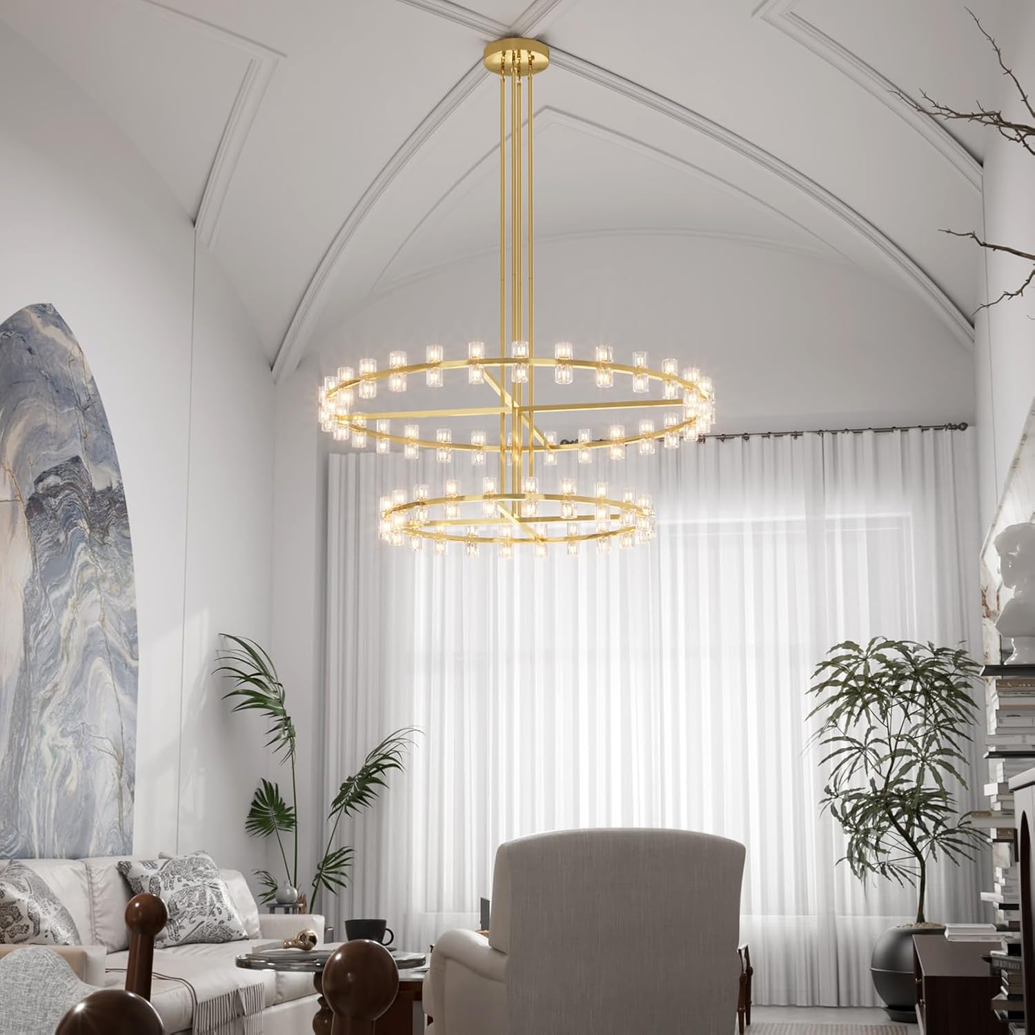 Sunrise Crystal Chandelier