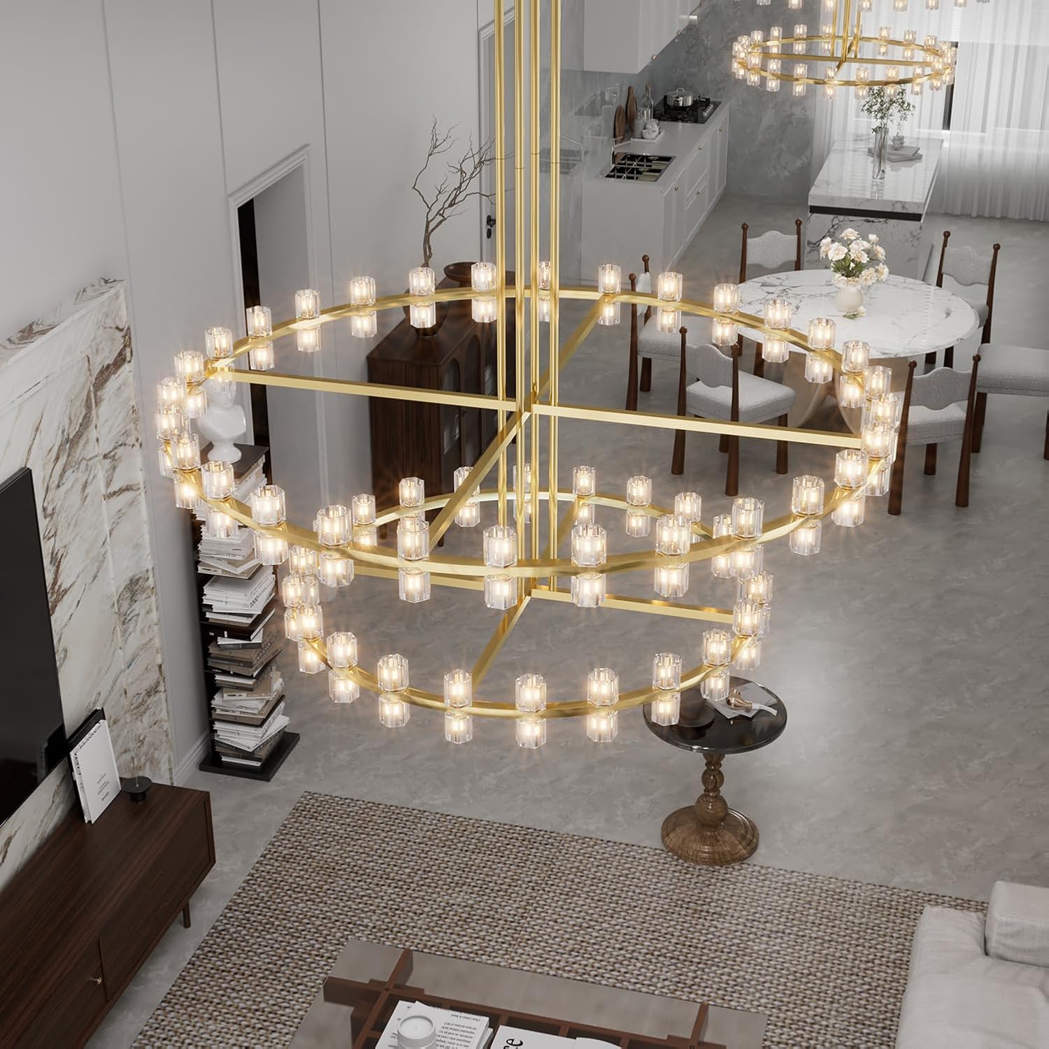Sunrise Crystal Chandelier