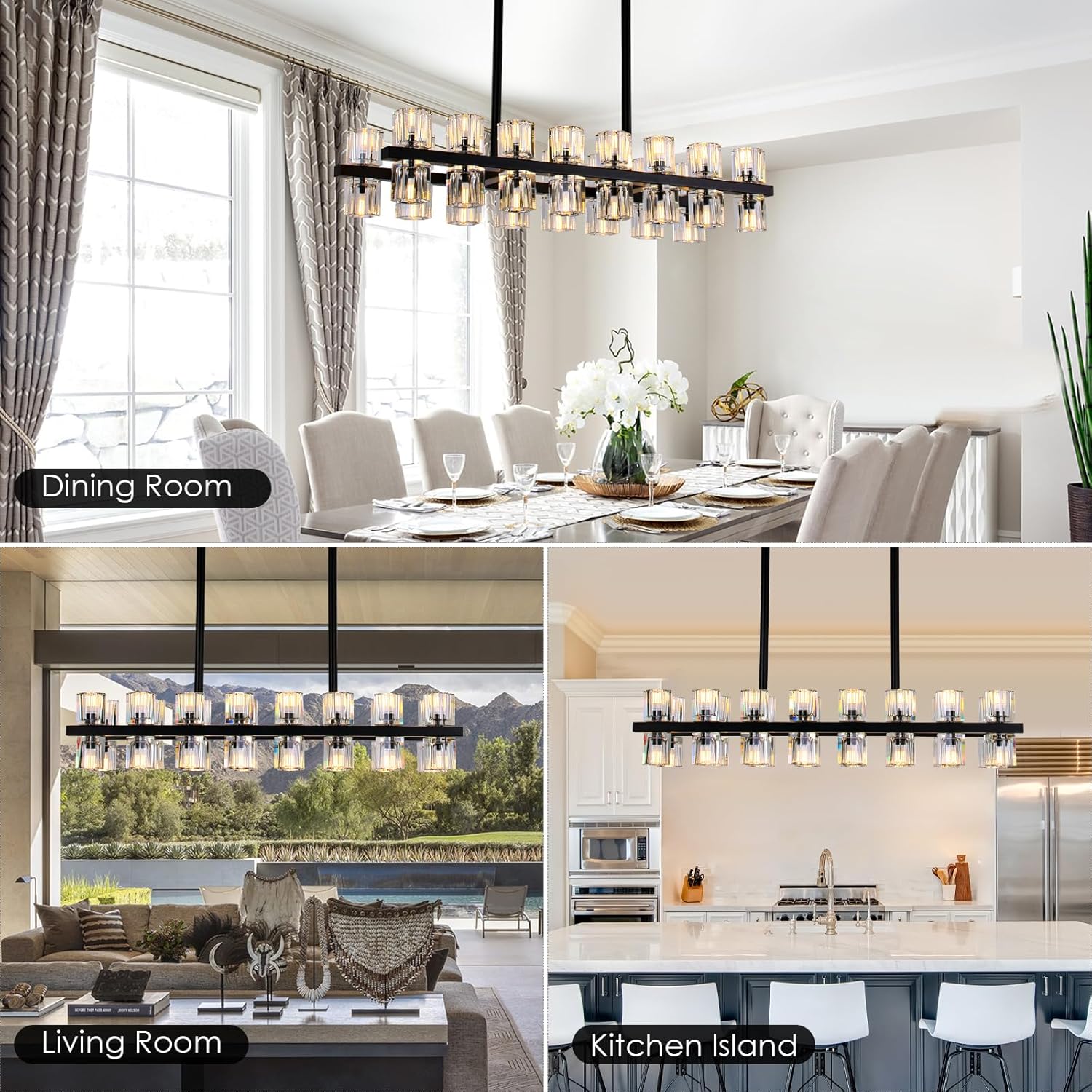 Sunrise Crystal Chandelier