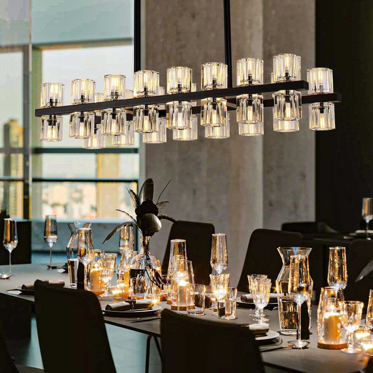 Sunrise Crystal Chandelier