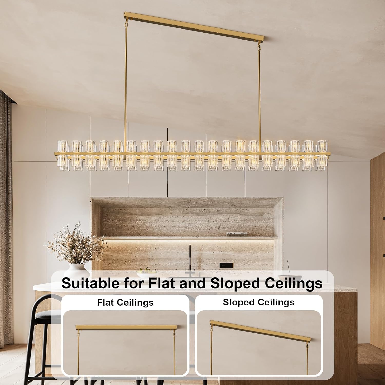 Sunrise Crystal Chandelier