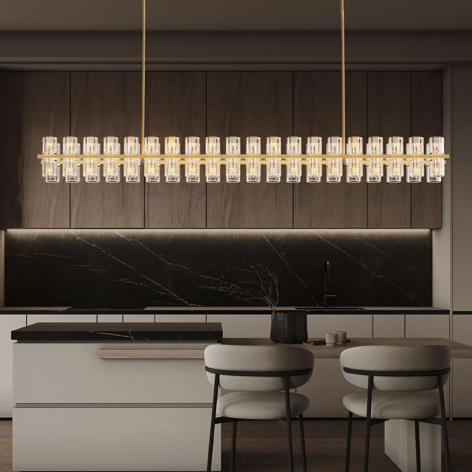 Sunrise Crystal Chandelier