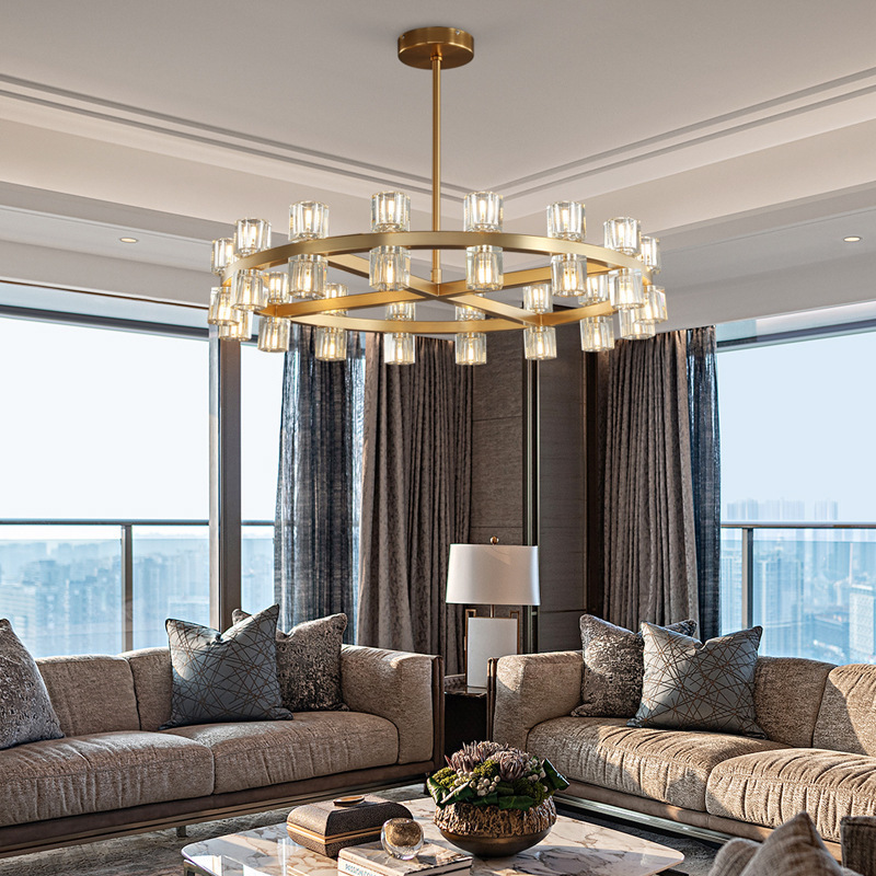 Sunrise Crystal Chandelier